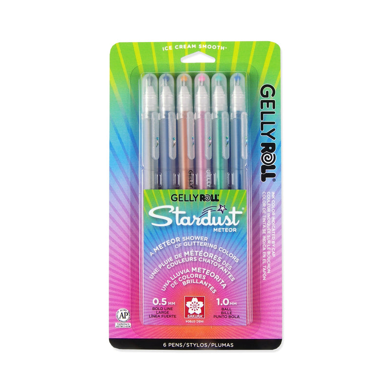 Sakura Gelly Roll Stardust Meteor Set of 6