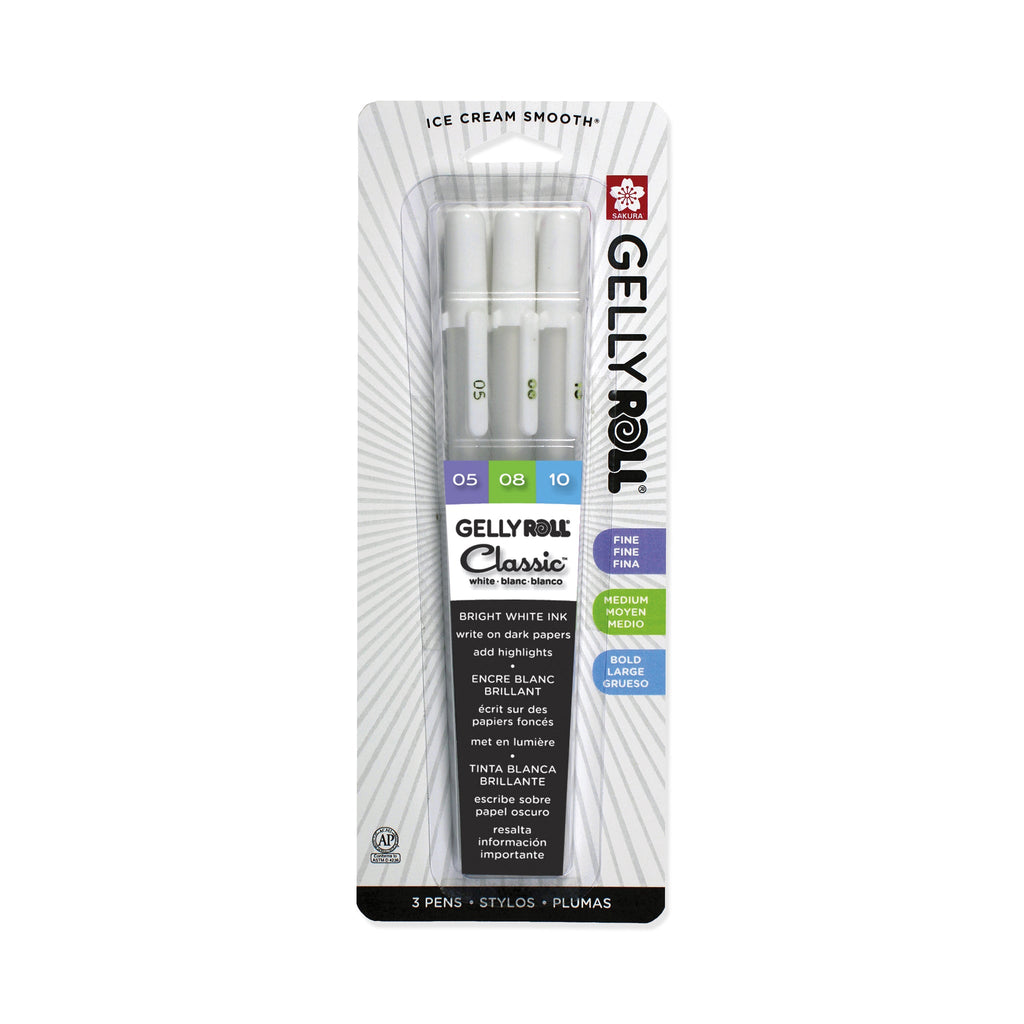 Classic White Gelly Roll Pens