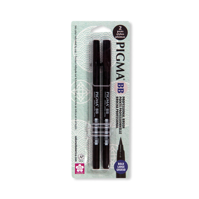 Sakura Pigma Professional Brush Pen Bold 2-Pack