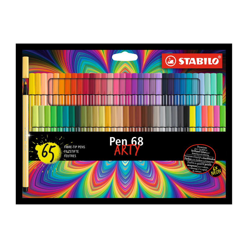 Stabilo 68 Pen Set 65 Piece Wallet