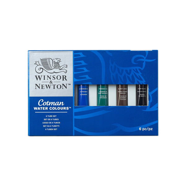 Winsor & Newton Watercolour Introductory Tube Set - 6 x 8ml