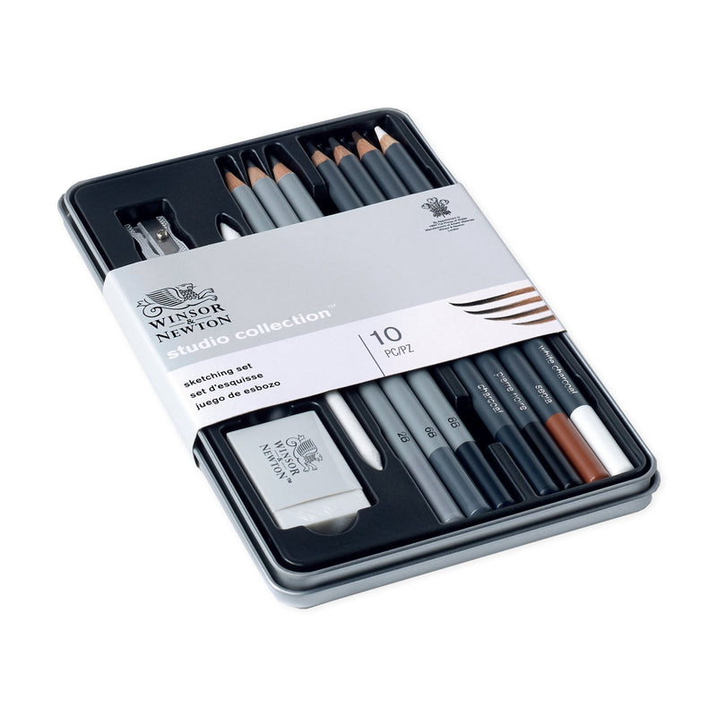 Winsor & Newton Studio Collection - 10 Piece Sketch Set