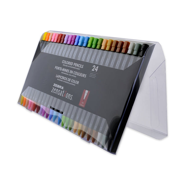 Zebra Zensations Mechanical Coloured Pencils Set of 24