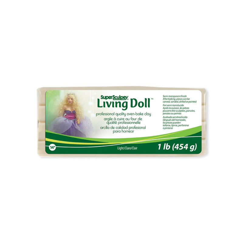 Super Sculpey Living Doll Clay 1lb